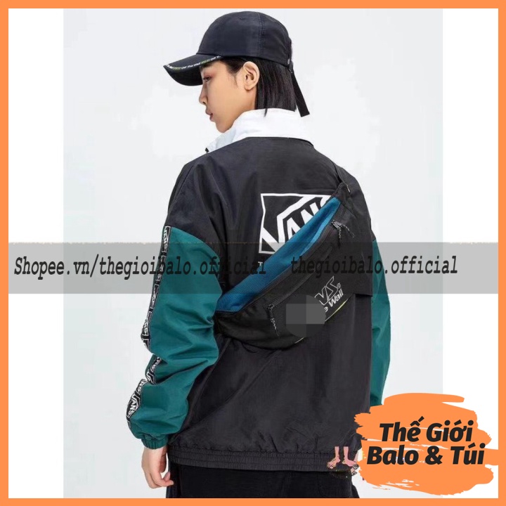 Túi chéo bao tử nam &amp; nữ unisex đeo vai xách đeo bụng đẹp đi chơi, đi học chất canvas VANS | thegioibalo