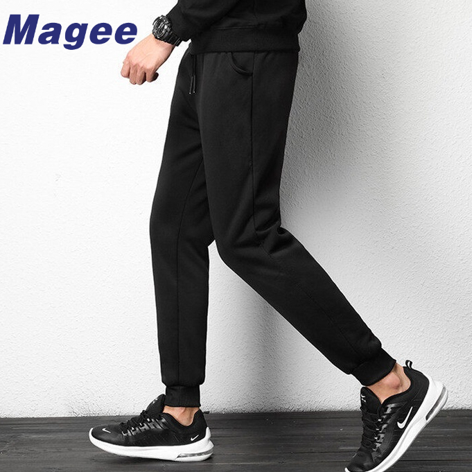 Magee Quần Dài Dáng Rộng Bằng Da Cừu Lót Nhung Dày Dặn Giữ Ấm Thời Trang Cho Nam
