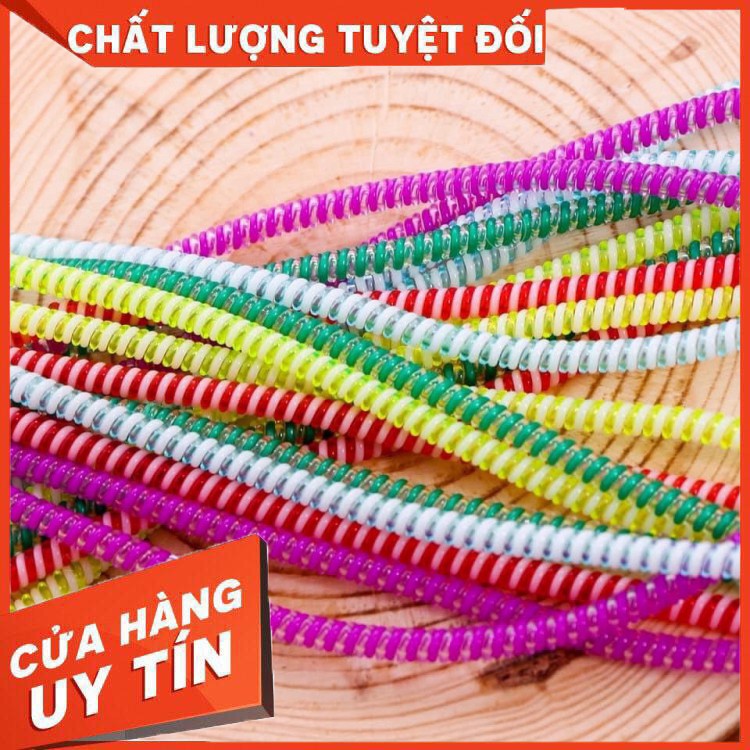 Dây quấn Sạc - Tai Nghe điện thoại iphone Dây Quấn Chống Đứt Chống Rối (Tai nghe quấn 4 dây, cáp sạc quấn 3 dây) | BigBuy360 - bigbuy360.vn