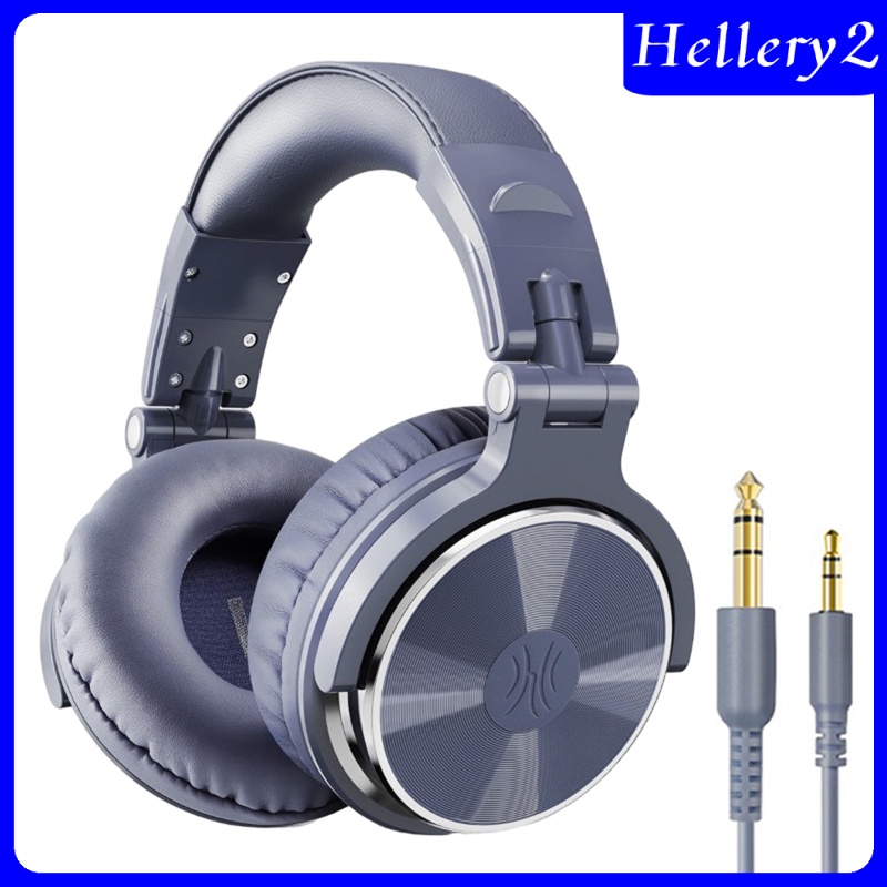 [HELLERY2] Over Ear DJ Stereo Wired Headphone Headsets for Studio