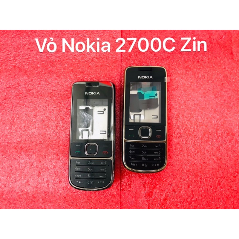 Vỏ Nokia 2700c zin bộ