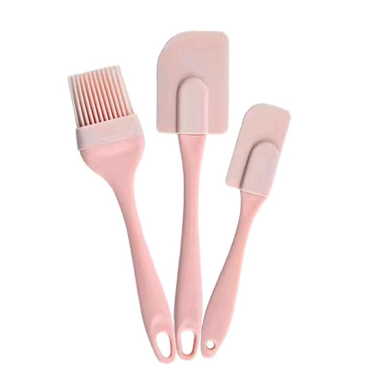 Set 3 Dụng Cụ Trộn Bột Làm Bánh Bằng Silicon Đa Năng Siêu Bền Tiện Dụng