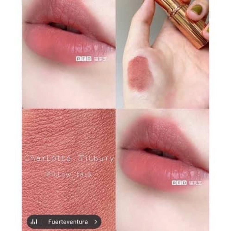 Son Charlotte Tilbury bản Limited màu Walk of No Shame/ Pillow Talk