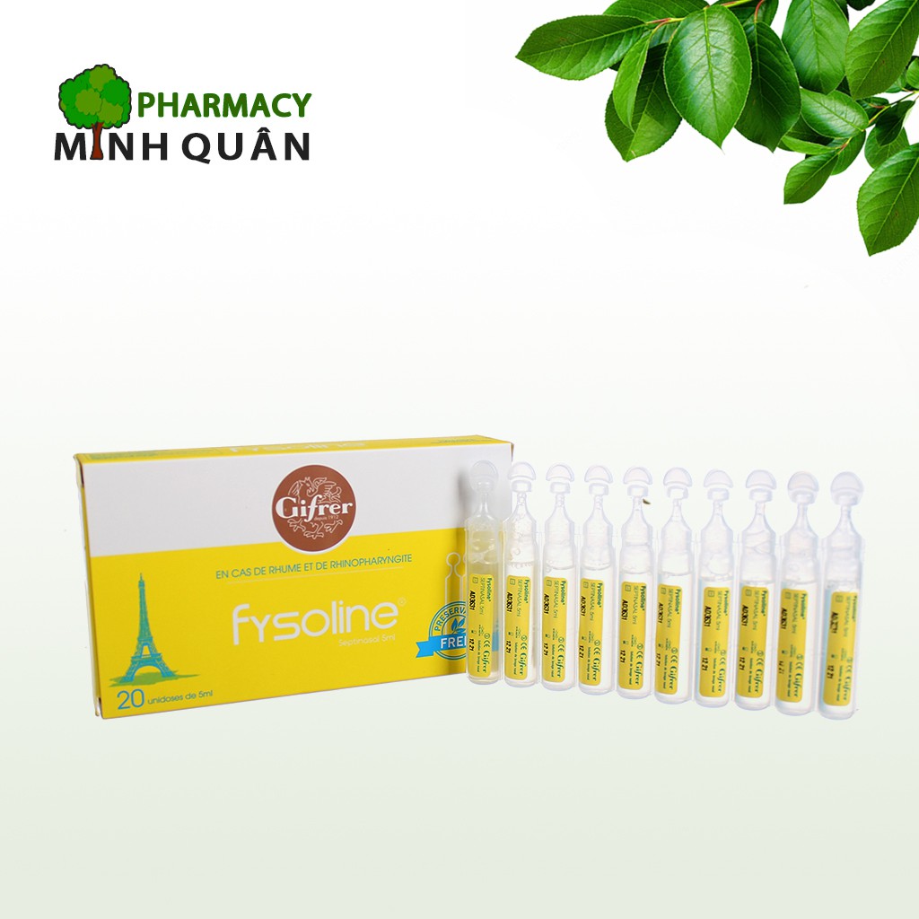 Nước muối sinh lý Fysoline của Pháp [CHÍNH HÃNG]