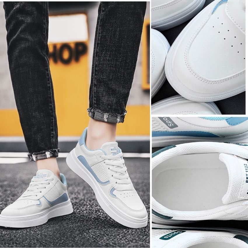 Giày Nam Jordan Tôn Dáng Thời Trang Phong cách Hàn Quốc Trống Thấm Nước Thoáng Khí Êm Chân ZHIPO-18