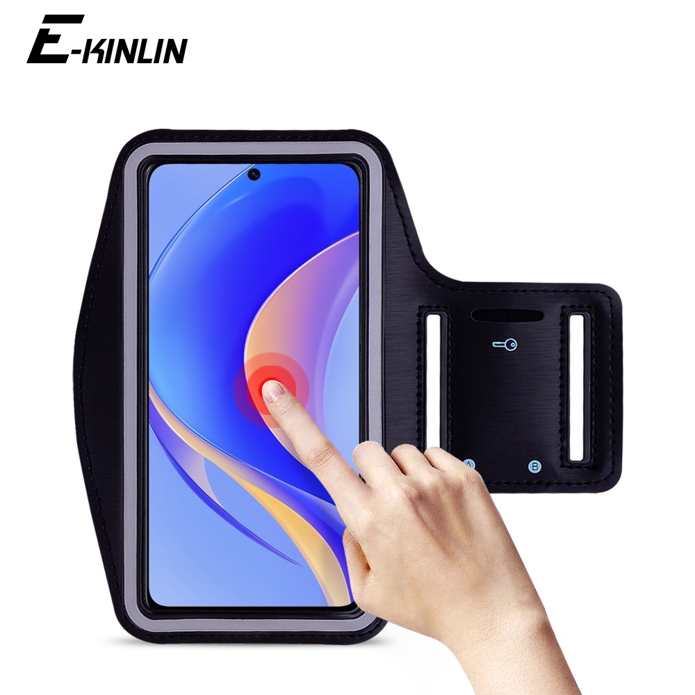 Ốp Điện Thoại Gắn Cánh Tay Lái Xe Đạp / Tập Gym Cho HuaWei Nova Y90 Y70 Y61 Y60 10 9 Pro SE