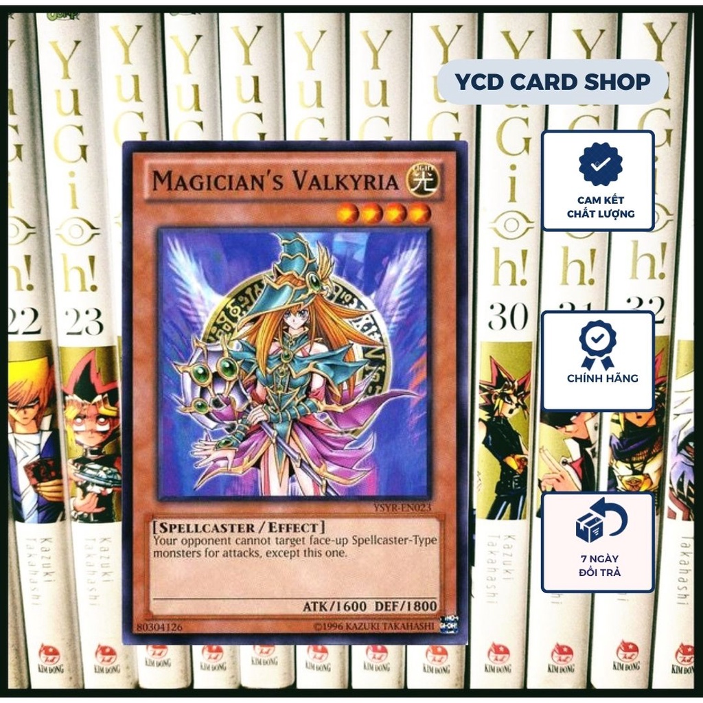 Thẻ bài Yugioh chính hãng LDK2-ENY17 Magician’s Valkyria – Common