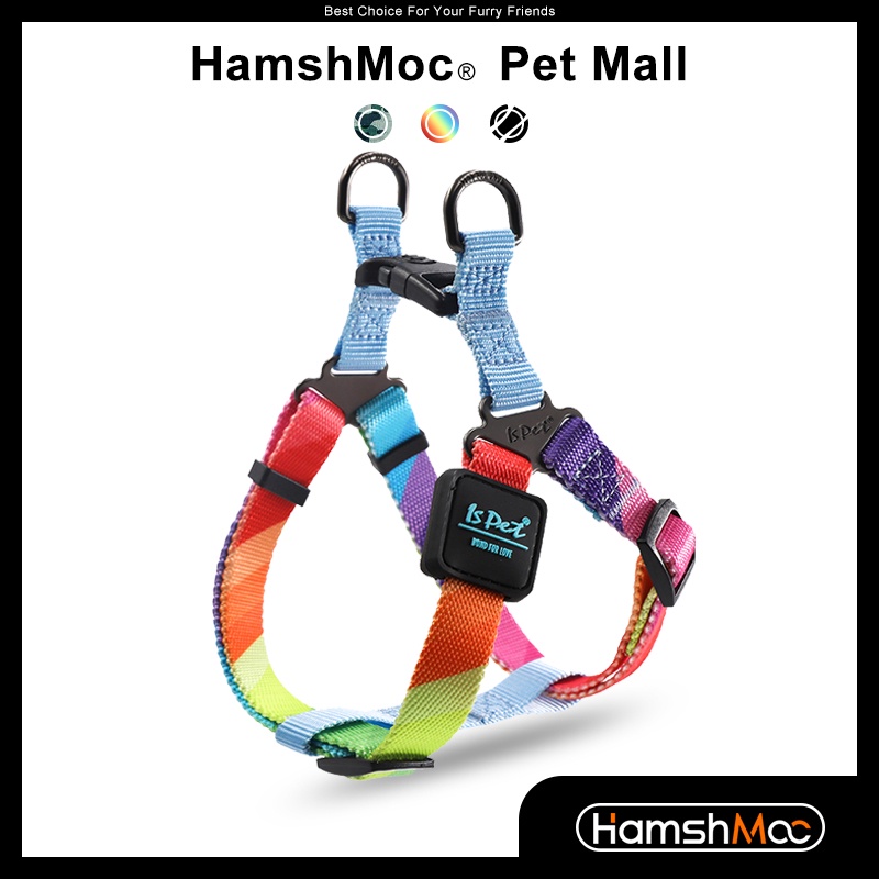 HamshMoc Dây Dắt Thú Cưng Đi Dạo Bằng Nylon Mềm Có Thể Điều Chỉnh Thoải Mái Hình Bàn Chân