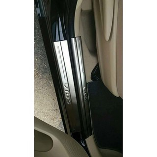 Ốp bậc trong ngoài inox vios 2014 -2017