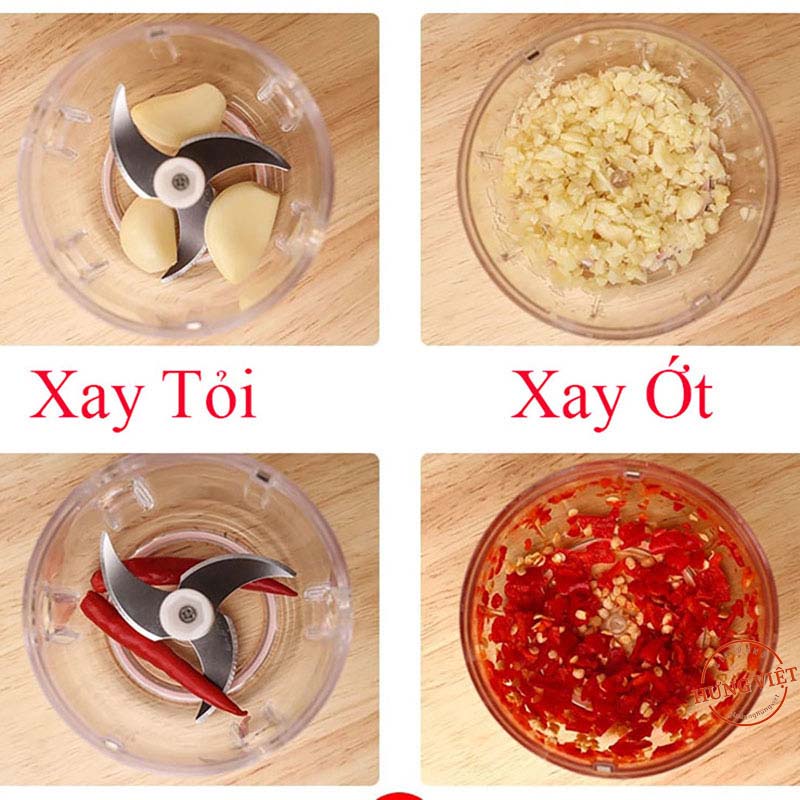 Dụng cụ xay tỏi ớt cầm tay, nhỏ gọn, tiện ích [XAY TỎI ỚT]