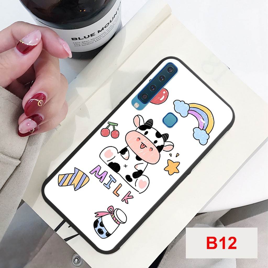 ỐP LƯNG SAMSUNG A9 2018-SAMSUNG A7 2018 HÌNH BÒ SỮA COWN SIÊU ĐÁNG YÊU VỚI NHIỀU HỌA TIẾT
