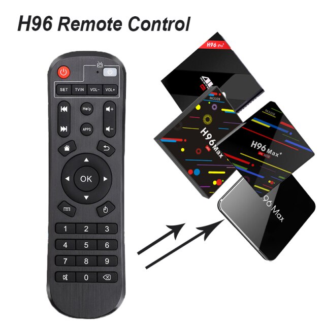 Điều khiển hồng ngoại cho TVBox H96 các model H96/H96 PRO +/H96 MAX H2/H96 MAX PLUS/H96 MAX X2/H96 MINI, etc