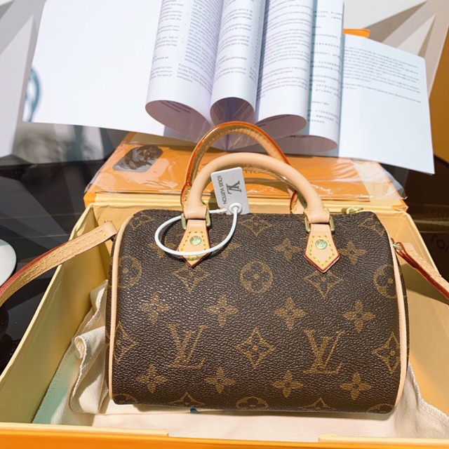 Túi LV trống mini da thật s16,5