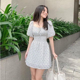 Đầm Fella - Đầm mini nhún thun eo