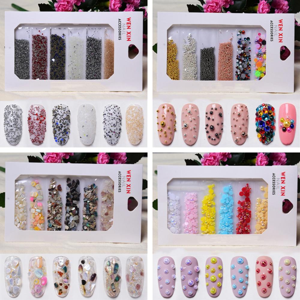 OCEANMAP Phụ Kiện Đinh Tán Đính Trang Trí Móng Tay Nghệ Thuật