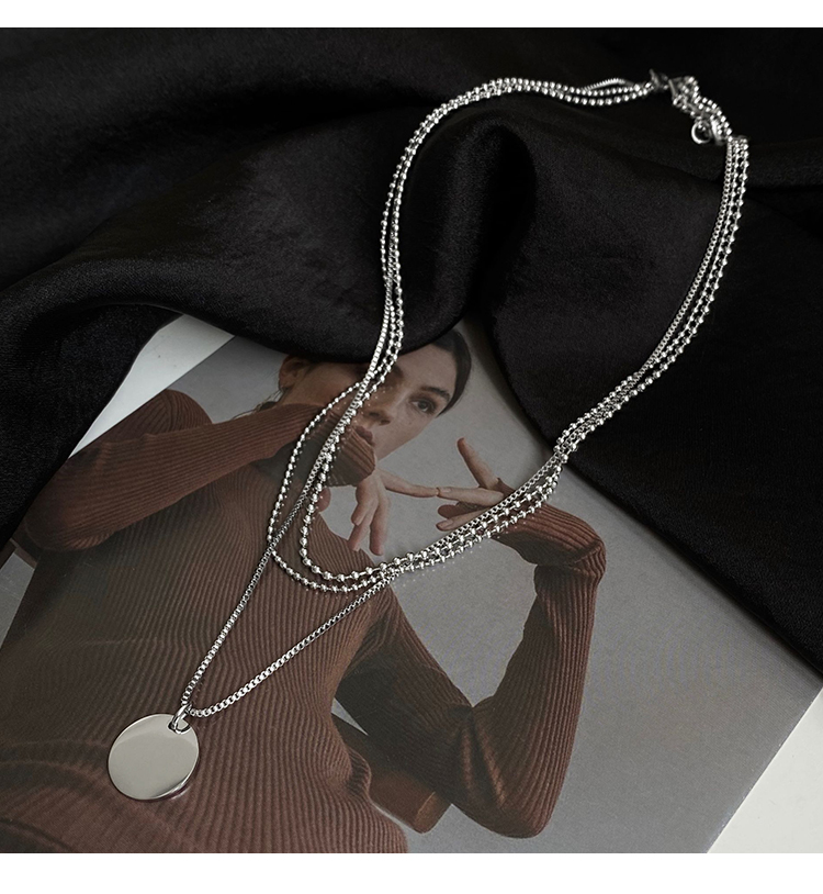 Dây Chuyền Nhiều Lớp Thiết Kế Đơn Giản Sang Trọng Thời Trang Thu Đông 22718