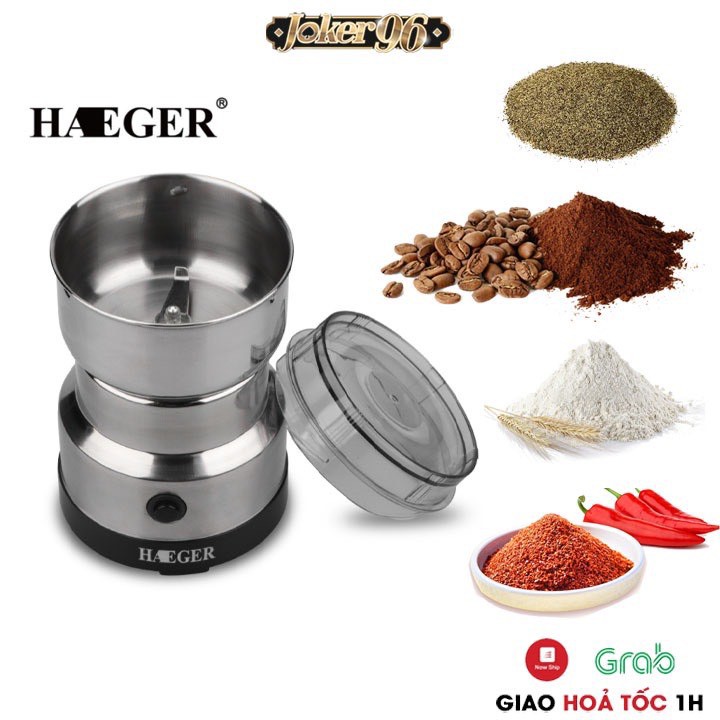 Máy xay cà phê ,ngũ cốc mini HAEGER HG-7113 300w Máy xay ngũ cốc, gia vị mini bằng thép đa năng