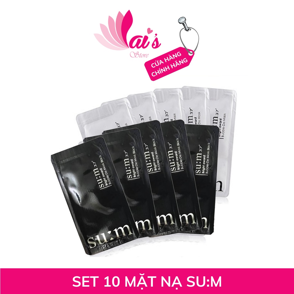 Set 10 mặt nạ thải độc Sum 37