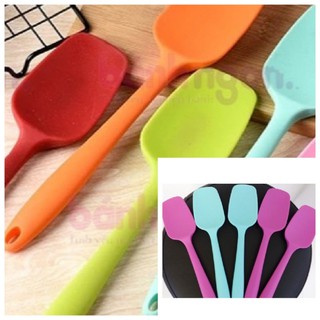 Thìa múc bột silicon 28cm Phới Spatula trộn bột