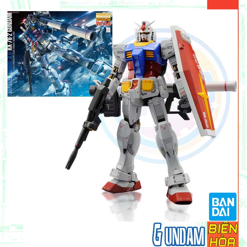 Mô hình lắp ráp Gundam MG RX-78-2 Gundam Ver.3.0