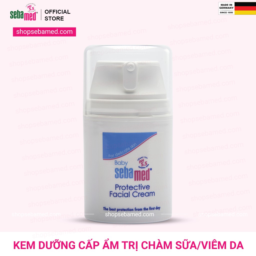 [Chính Hãng] Kem dưỡng ẩm bảo vệ da Sebamed Baby Protective Facial Cream pH5.5