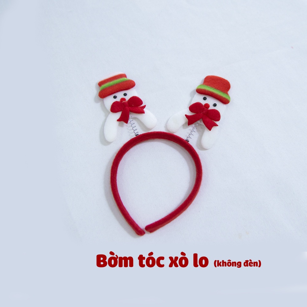 Phụ kiện hóa trang - phụ kiện giáng sinh cho bé - mũ noel cho bé - kính cho bé -bờm cho bé - pop it