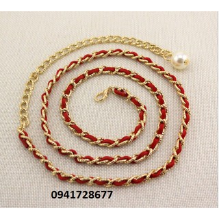 Thắt lưng nữ dây nịt  nữ thiết kế dây rít cho váy
