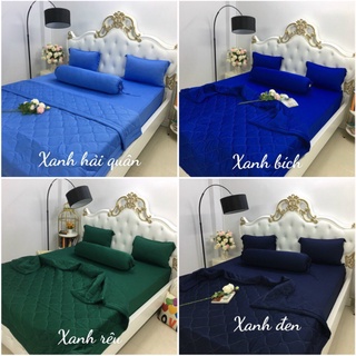Bộ ga thun❤❤FREESHIP❤❤drap thun Hàn 4 món( 1 ga, 2 áo nằm ,1 áo ôm)