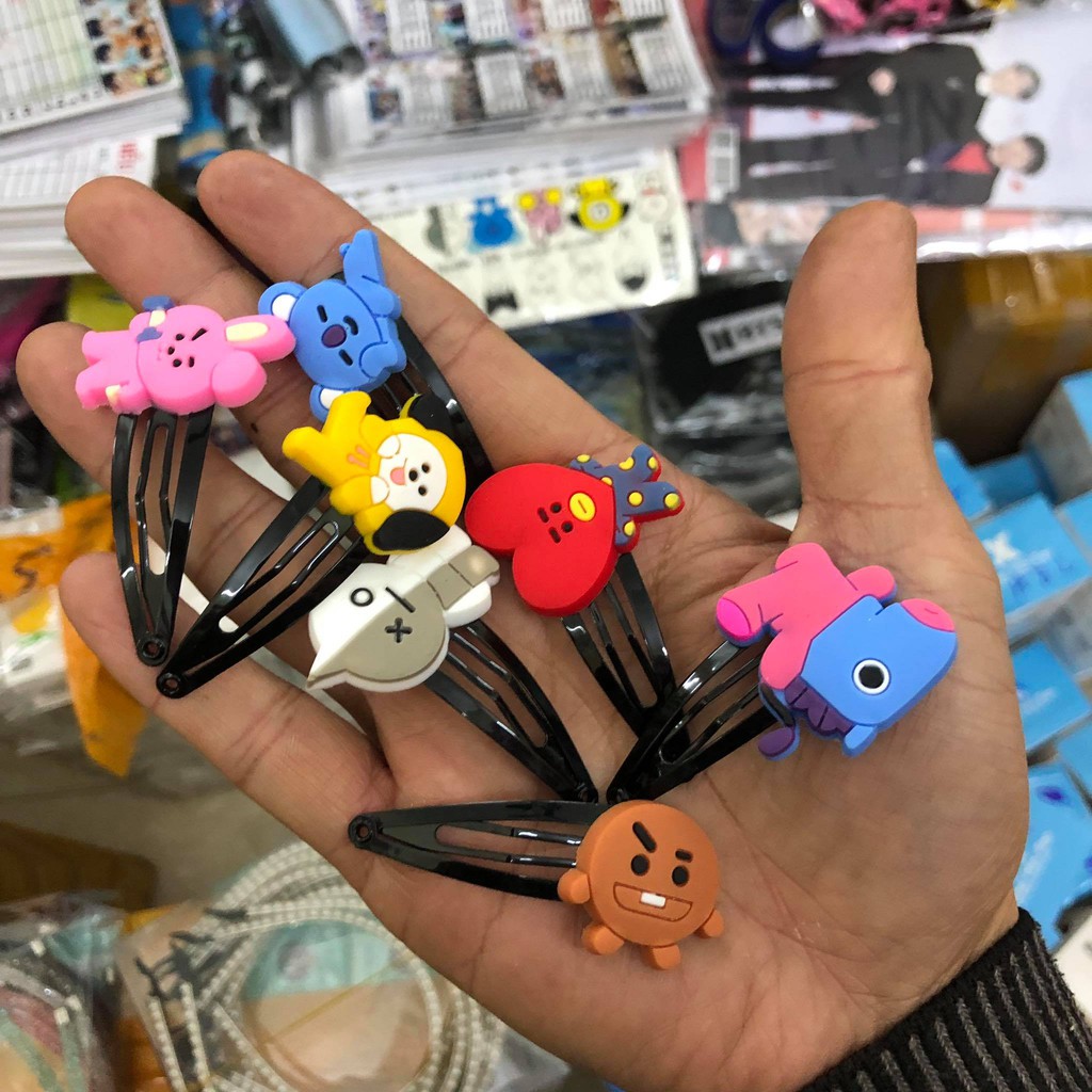 [ SIÊU RẺ] kẹp tóc bt21 sỉ 7k shopmexanh