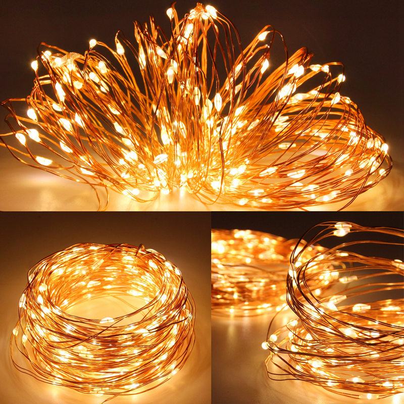 POWER Dây Đèn Led Năng Lượng Mặt Trời Chống Thấm Nước 2020 Trang Trí Giáng Sinh