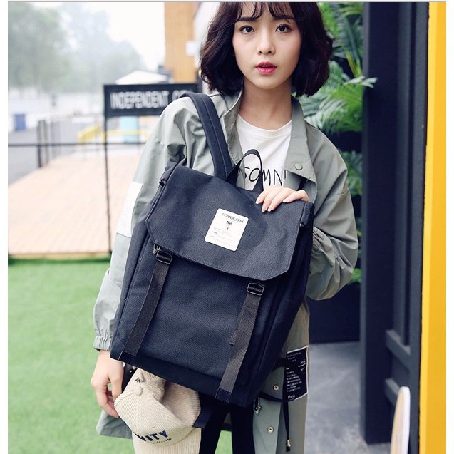 Balo Hàn Quốc toyouth vải canvas cực đẹpCỰC HOT