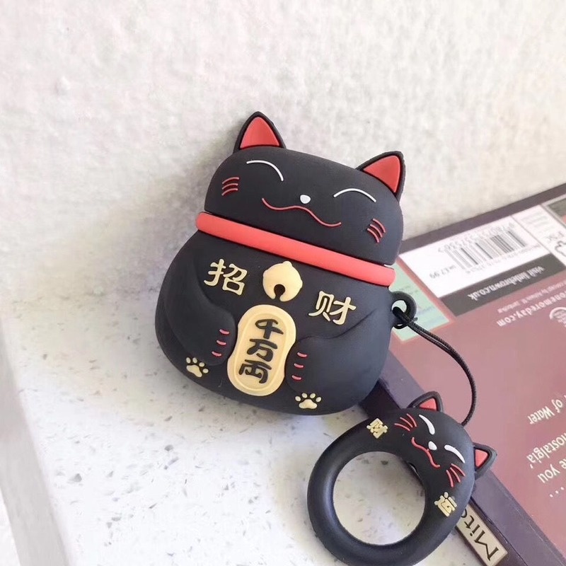 Vỏ Bảo Vệ Hộp Sạc Tai Nghe Remax TWS-10 Mềm Họa Tiết Hoạt Hình Động Vật Dễ Thương Sáng Tạo