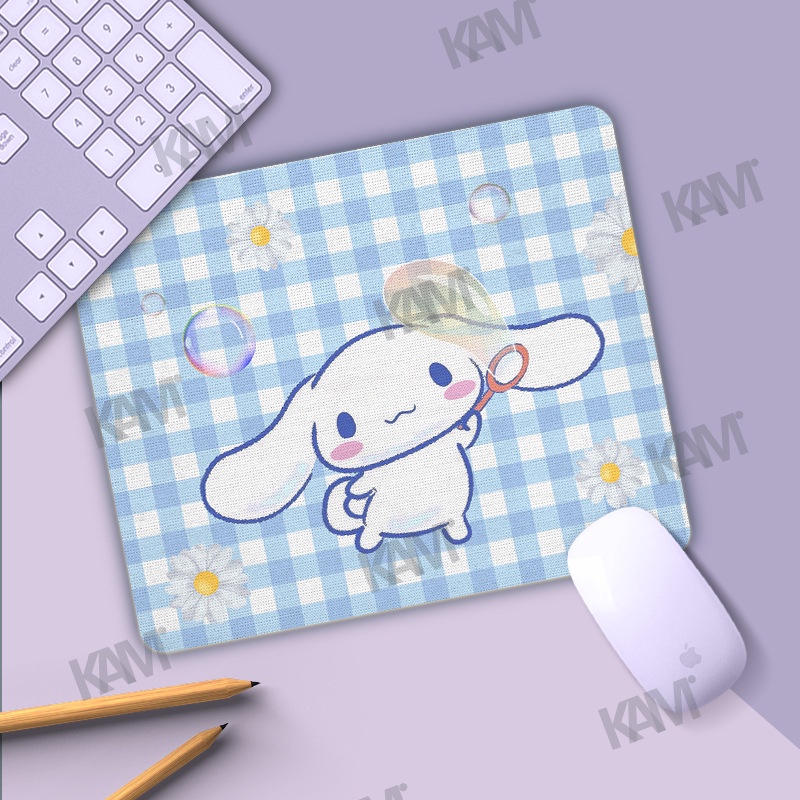 Tấm Lót Chuột Máy Tính Hình Vuông Chống Trượt Hình Hoạt Hình Sanrio Cinnamoroll