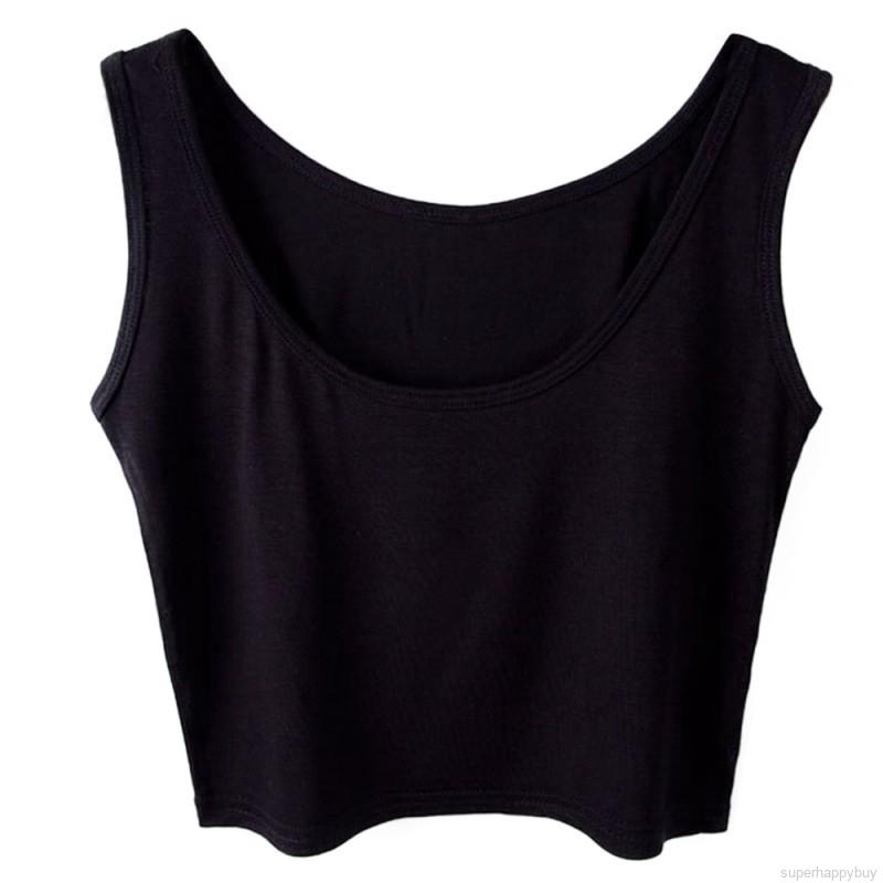 Áo ba lỗ form lửng cá tính cho nữ