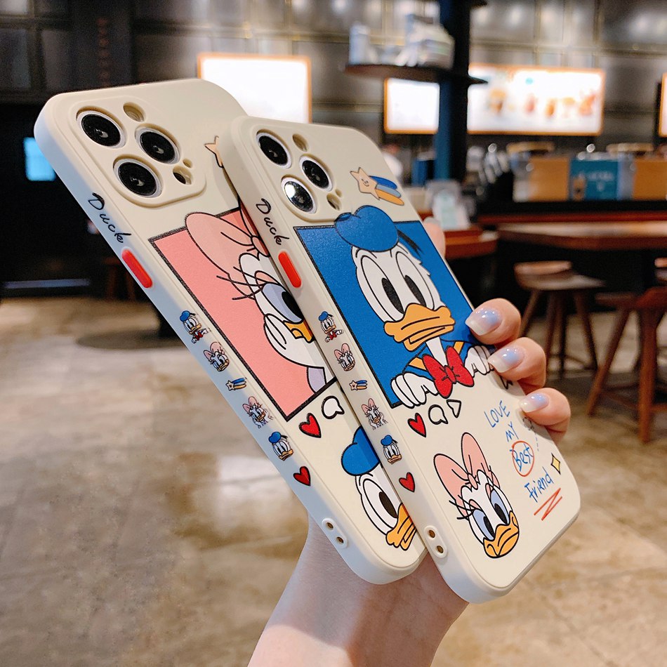 DONALD DUCK ốp điện thoại Mềm In Hình Vịt Donald Cho Iphone 11 / 12 Pro / 12pro / Max / 12mini / 7 / 8 Plus / X / Xs Max / Xr / 7plus / Se 2020 | BigBuy360 - bigbuy360.vn