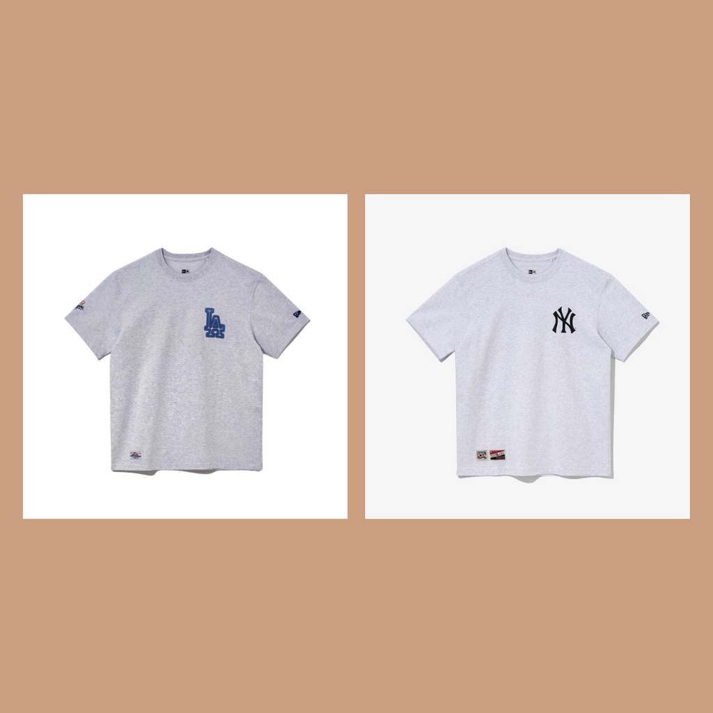 Áo Thun Tay Ngắn New Era x MLB T-SHIRTS 2021 XÁM NHẠT