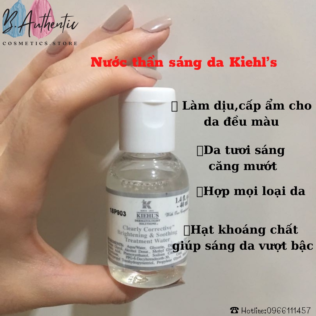 Nước thần sáng da Kiehl’s Clearly Correctiv Brightening Soothing Treatment Water 40ml-dưỡng sáng da | BigBuy360 - bigbuy360.vn