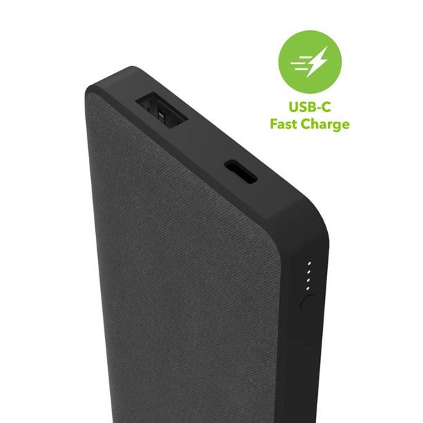 Pin dự phòng Mophie Powerstation with PD (fabric) 10.000mAh [CHÍNH HÃNG PHÂN  PHỐI VN, BẢO HÀNH 24 THÁNG]