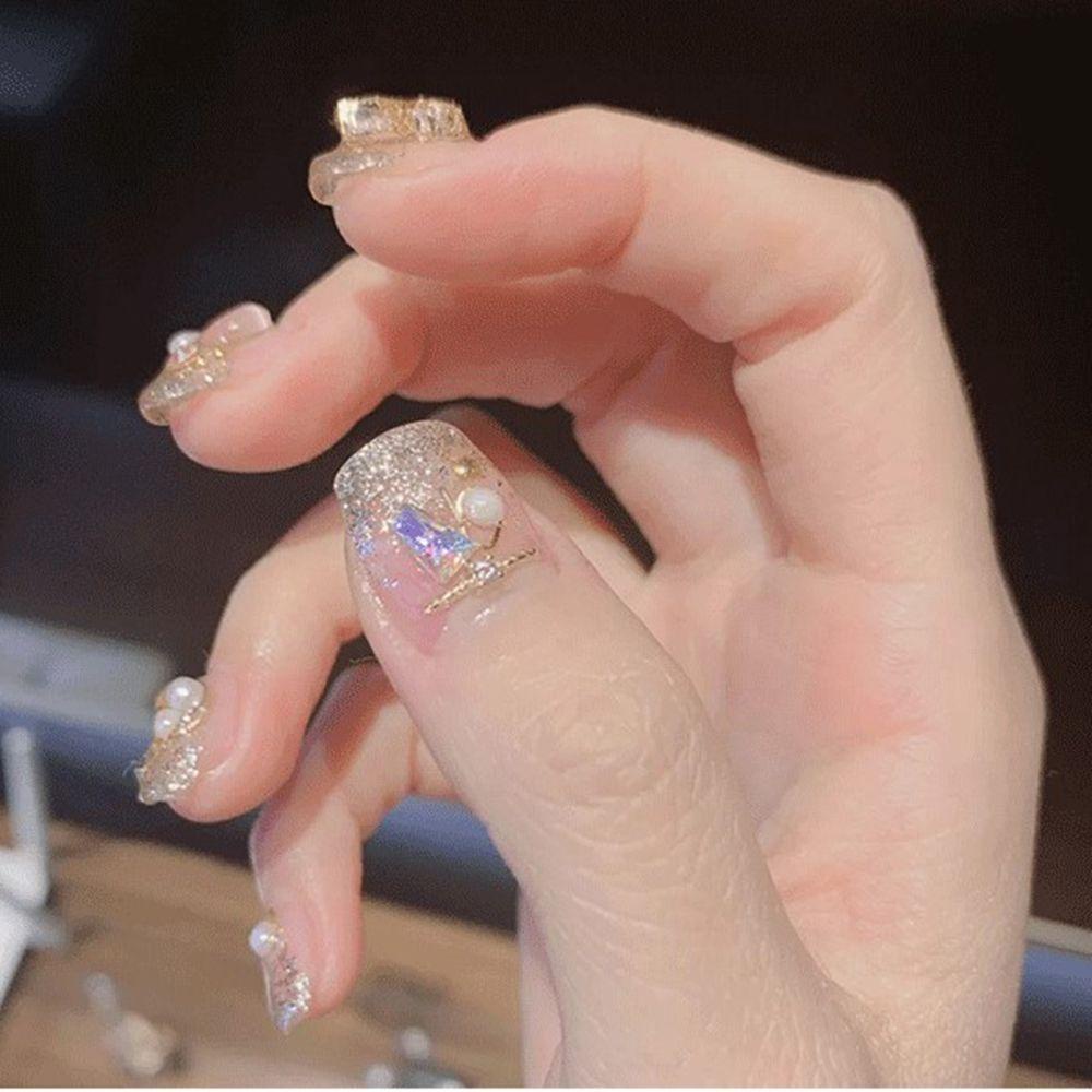 OCEANMAP Bộ Phụ Kiện Trang Trí Móng Nghệ Thuật 3D DIY Charms