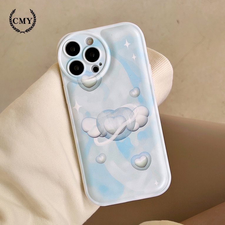 ốp iphone Cánh 3D Trái tim TPu Silicone Case Điện thoại iPhone 11 Pro Max X Xr Xs 7 8 14 Plus Se 2020 12 pro max 13 mini