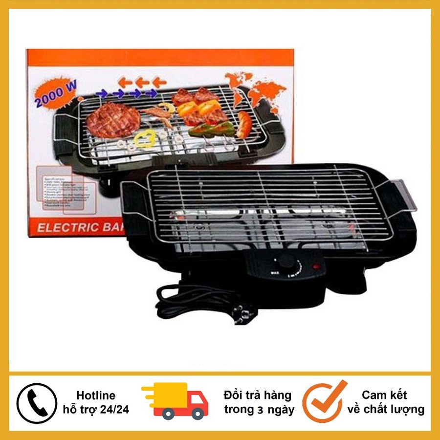 Bếp nướng điện cao cấp không khói Electric barbecue grill công suất 2000W