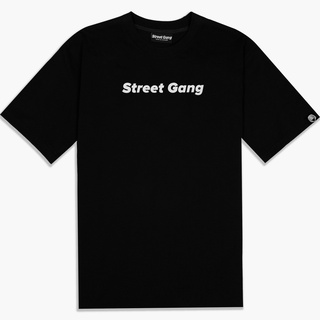 Áo thun Chữ Basic - Đen - Street Gang