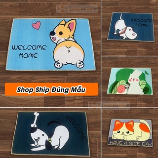 [ FREESHIP ] THẢM LAU CHÂN - THẢM CHÙI CHÂN 3D SIÊU THẤM