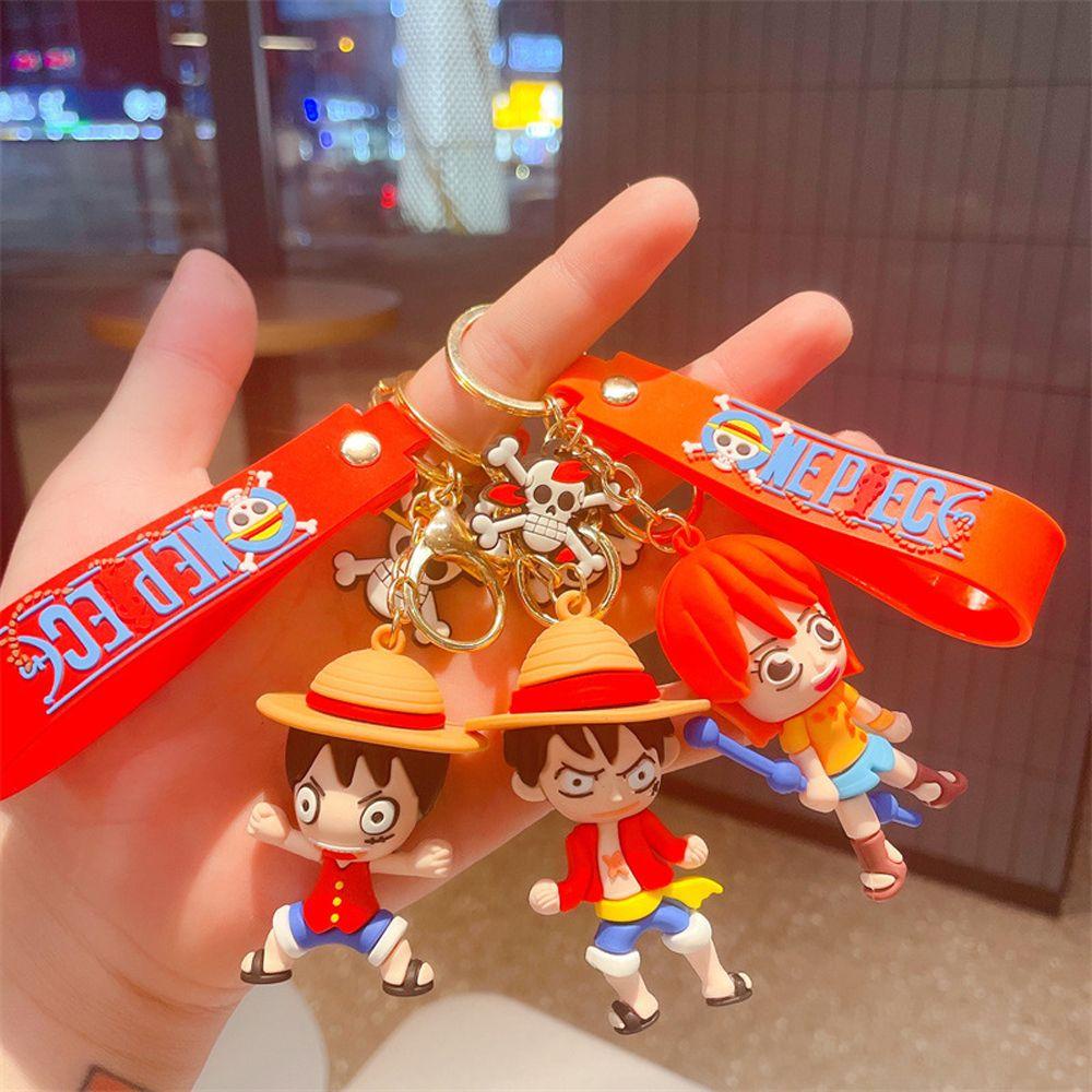 Móc Chìa Khóa Hình Nhân Vật Hoạt Hình Luffy Sáng Tạo