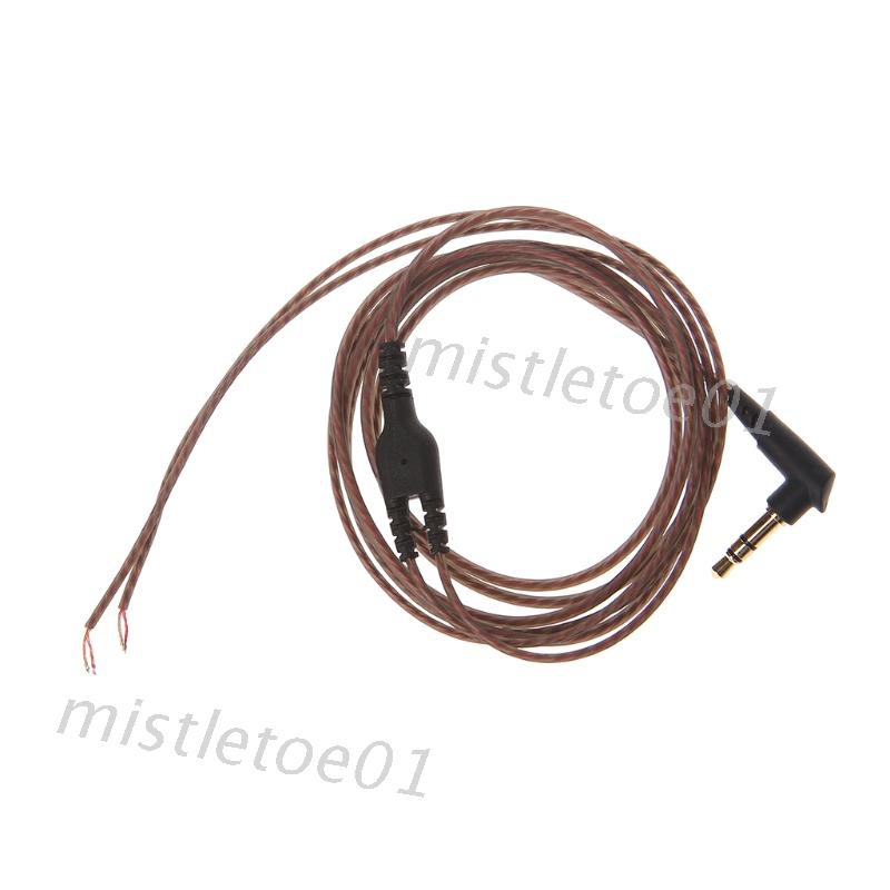 wee 3.5mm OFC Core 3-Pole Jack Headphone Audio Cable DIY Earphone Maintenance Wire