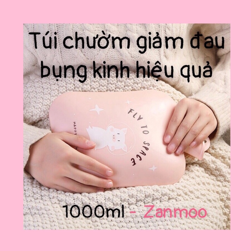 Túi Chườm 1300ML Size Bự chủ đề Heo Ú Zanmoo