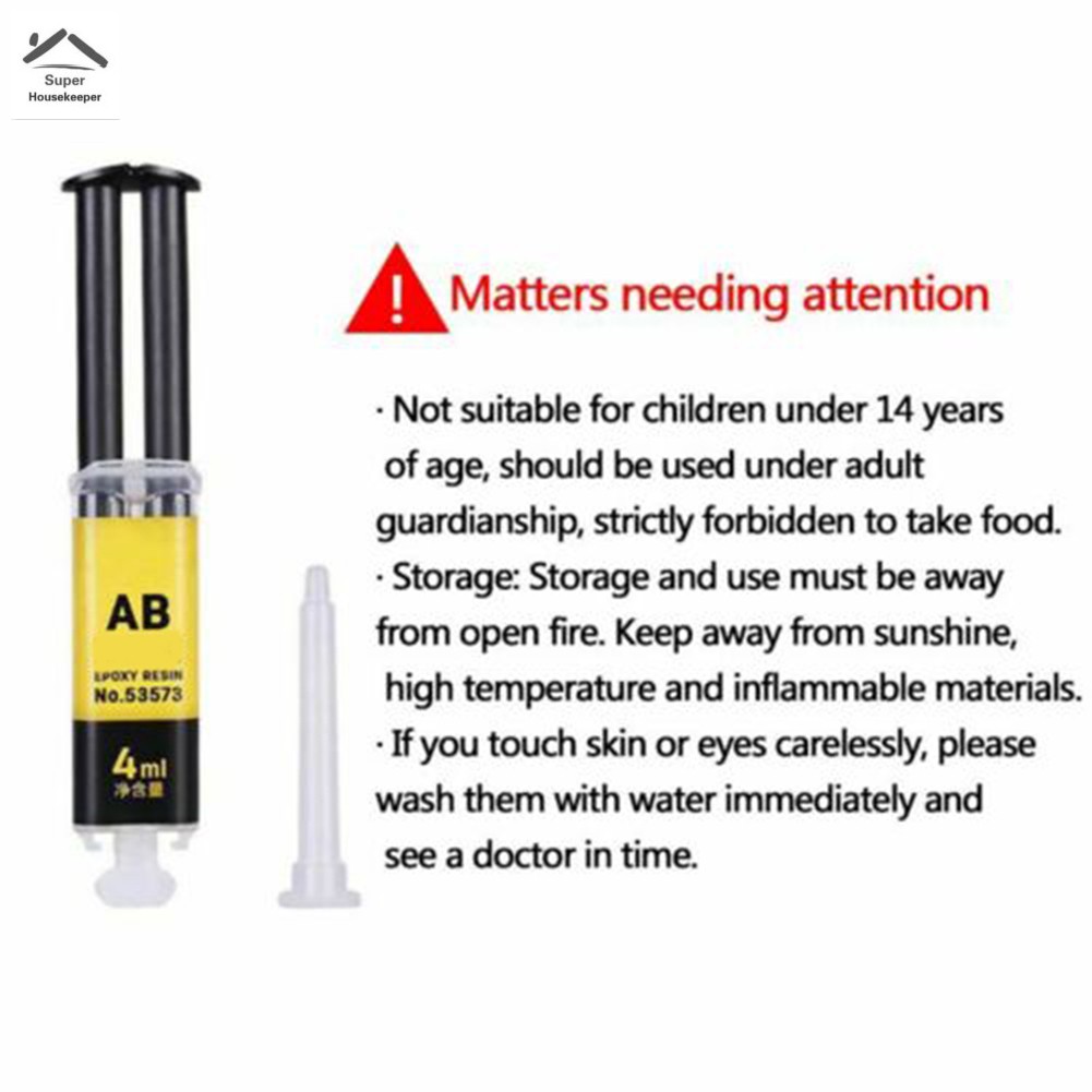 Keo dán nhựa AB dung tích 25/ 4ml đa năng