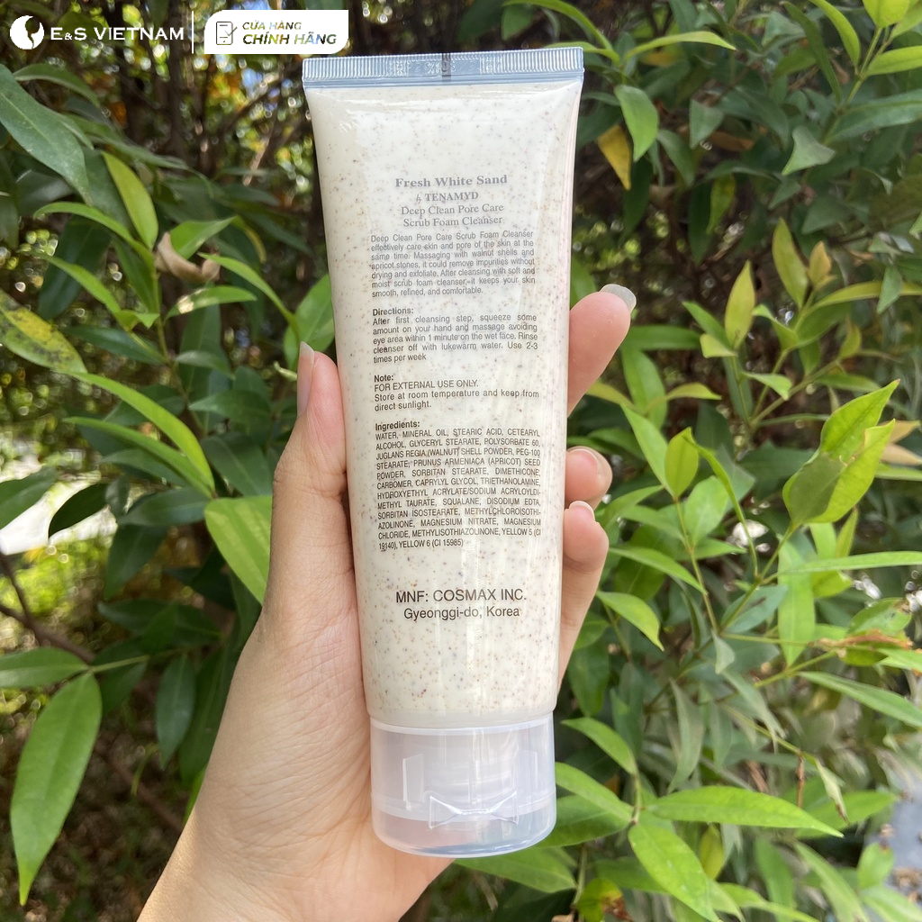 Tẩy Da Chết Mặt và Toàn Thân Cho Các Mẹ Tenamyd Deep Clean Pore 120ML Làm Sạch Da - Loại Bỏ Bụi Bẩn, Bã Nhờn