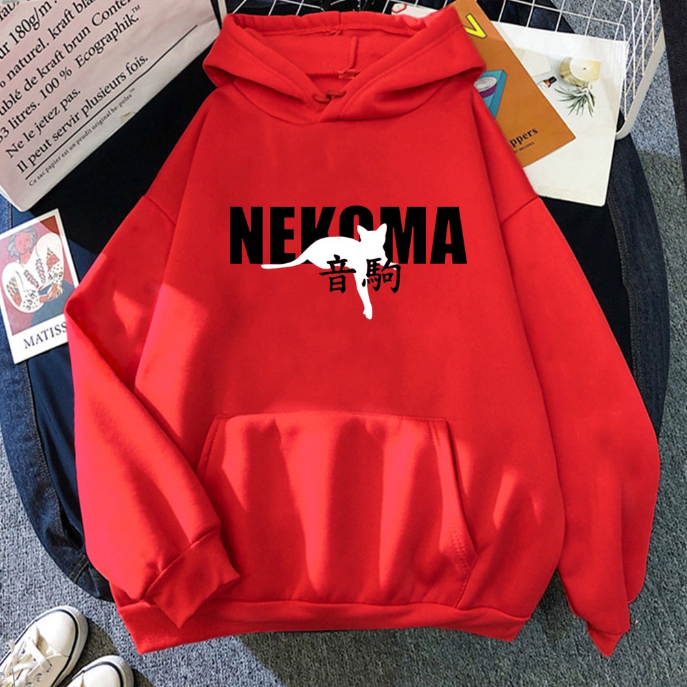 Áo Hoodie In Chữ Haikyuu Nekoma Thời Trang Mùa Thu Nhật Bản Dành Cho Nam