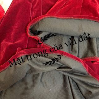 Váy nhung cao cấp cho bé diện tết